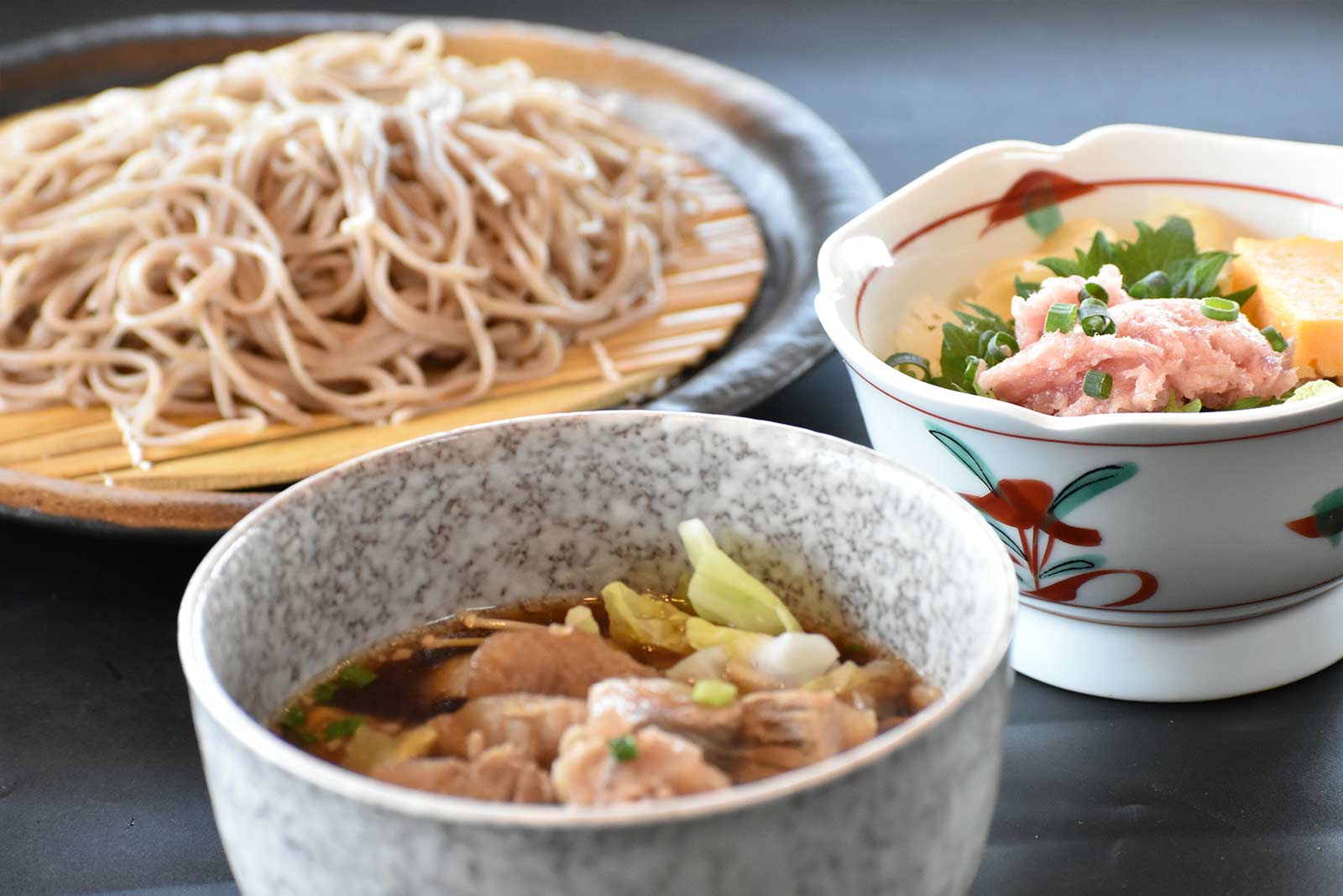 春キャベツと牛すじのつけそば